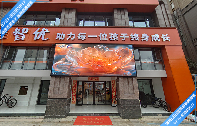 長(zhǎng)沙市梅溪湖教育培訓(xùn)學(xué)校戶外LED宣傳顯示屏
